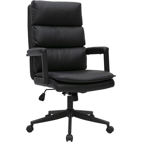 Fauteuil de bureau à roulettes noir SAEL (1/4)