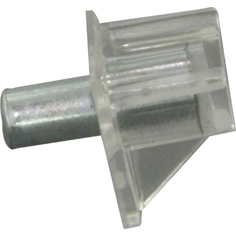 Steckbodenträger Safety, Bohr ø 3 mm, Kunststoff glasklar