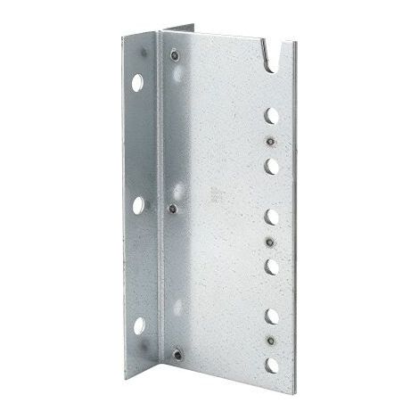 – Etrier à âme intérieure 160x128mm – Sabot de charpente pour fixation sur support rigide – Pour bois dur et teck – Connecteur discret (1/4)