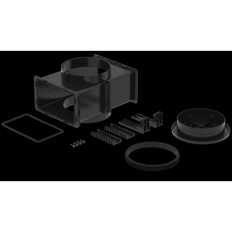 Steigschachtmodul ComfoCube Flex Anschluss oben/unten DN160, 300x284x134 von Zehnder - 990323374