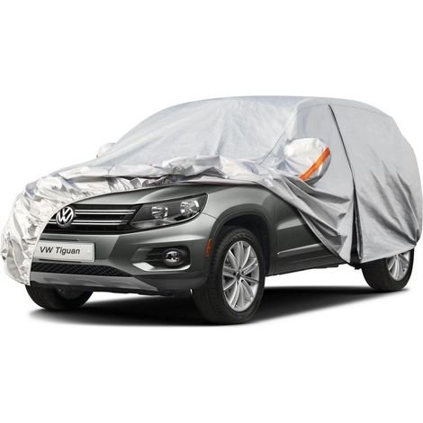 Autoplane Wasserdicht Atmungsaktiv für VW Tiguan (2007-2025) 6-lagig Silber (1/5)