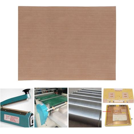 Tissu PTFE (polytétrafluoroéthylène) haute température en téflon, 100 x 500 cm, 0,13 mm