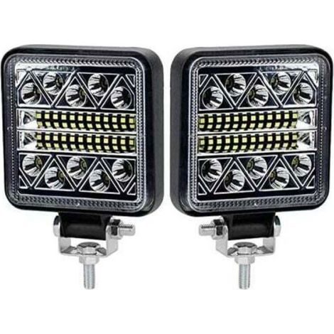 102W Phare de Travail led 15000LM Feux de Recule Led 12v, Phare Led Projecteurs pour voiture, tracteur bateau, camion 12-24v
