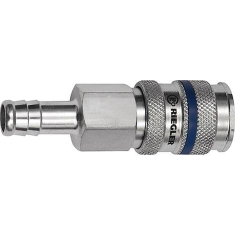 Raccord rapide DN 7,8 manchon acier diamètre de tuyau LW 9 mm (1/5)