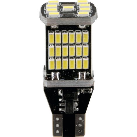 12V Led series - 45 Led SMD - (W16W) - W2,1x9,5d - 2 pz - Scatola - Bianco - Doppia polarità (1/5)