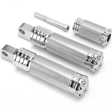 Kit de repose-pieds de sélecteur de vitesse en aluminium de remplacement pour moto Bad Boy FXSTSB 1995-1997, couleur argent (1/5)