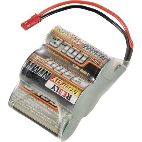 Reely Batterie réceptrice (NiMh) 6 V 3700 mAh Nombre de cellules: 5 Sub-C hump BEC X968392