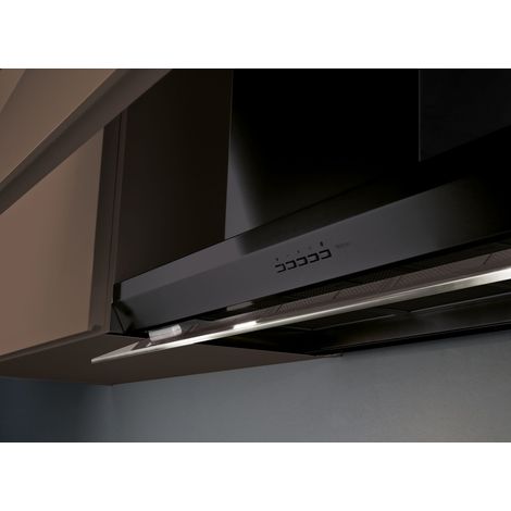 Falmec Virgola. Potenza massima di estrazione: 600 m³/h, Tipo di estrazione: Filtrante, Classe di efficienza dinamica del fluido: B. Tipo: Incassato, Colore... - VIRGOLABLACK75 - CVJN75.E17P2ZZZN460F
