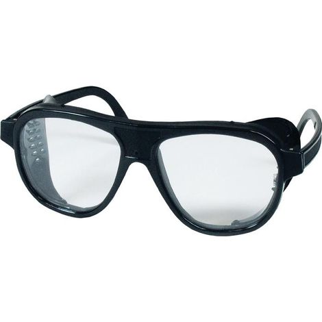 Schmerler Lunettes de protection EN 166 plastique clair noir 187022001 (1/2)