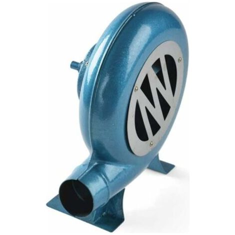 Soffiatore a manovella in metallo da 80 W – Per un'accensione rapida del carbone – Circolazione dell'aria ottimale – Accessorio essenziale per il barbecue