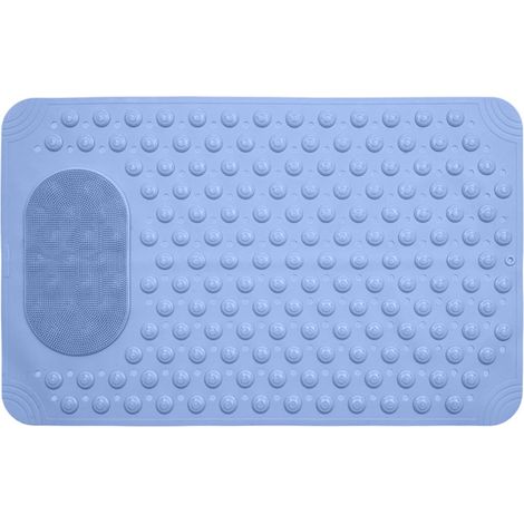 Tapis de baignoire antidérapant, tapis de nettoyage des pieds Tapis de sol de douche imperméable Nettoyeur de pieds avec ventouses et trous de drainage, accessoires de salle de bain pour maison, d (1/5)