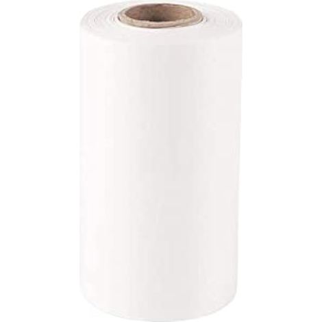 Rouleau de papier sulfurisé antiadhésif double face en silicone pour moules à gâteaux - Blanc 10 cm x 50 m (1/5)