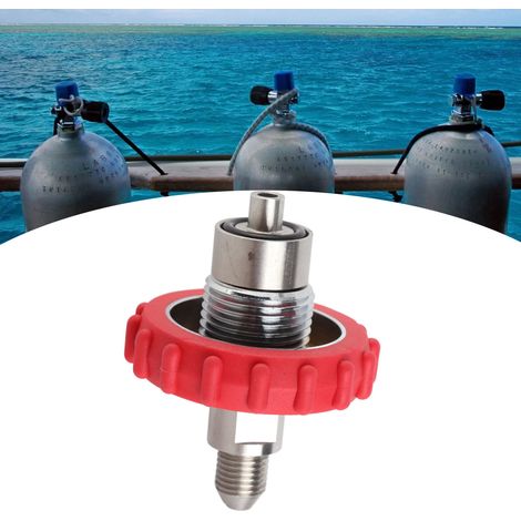 Adaptateur de Cylindre pour Gonflage CO2 G5/8 à 7/16‑20 en Acier Inoxydable avec Connexion Polie pour une Bonne Étanchéité (1/5)