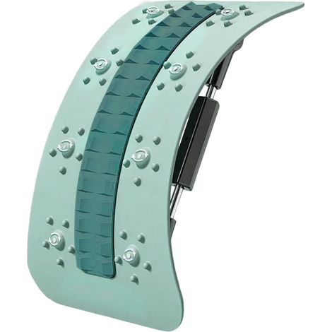 Barella per la schiena - Barella lombare regolabile Tavola per massaggio alla schiena e stretching, ideale per viaggi, ufficio, camera da letto, casa, palestra o soggiorno. (1/5)