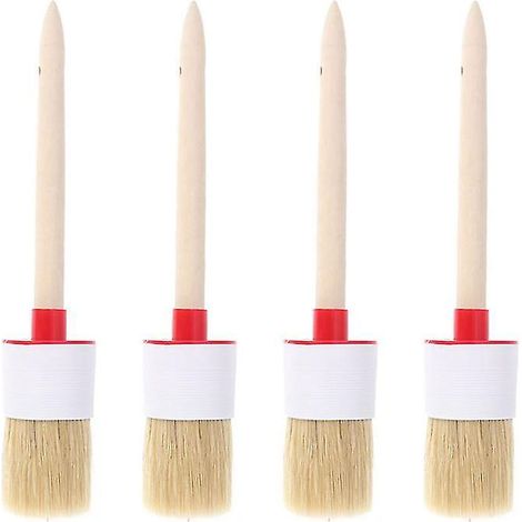 Brosse à manche en bois (lot de 4) (1/3)