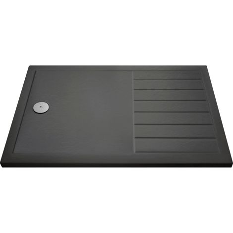 Premium Walk-In Shower Tray 1700mm x 700mm - Slate Grey