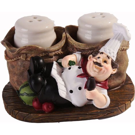 Moulin À Poivre En Résine - Design Chef Créatif - Pour Cuisine Et Salle À Manger - 1 Pièce (1/5)