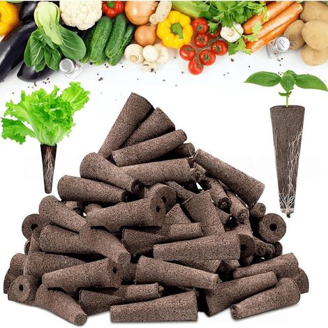 20 esponjas de repuesto para cultivo, fundas para germinación de semillas, ayudas para el crecimiento de las raíces, para sistemas hidropónicos, compatibles con kits de jardinería de interior, para pl (1/5)