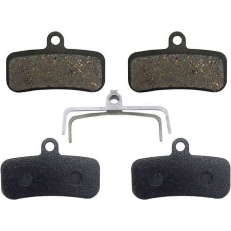 4-Kolben-Halbmetall-Bremsbelag – 1 Stück, hydraulisch. Passend für Zoom HB-876 Fahrradzubehör – Schwarz. Keine weiteren Angaben. (1/5)