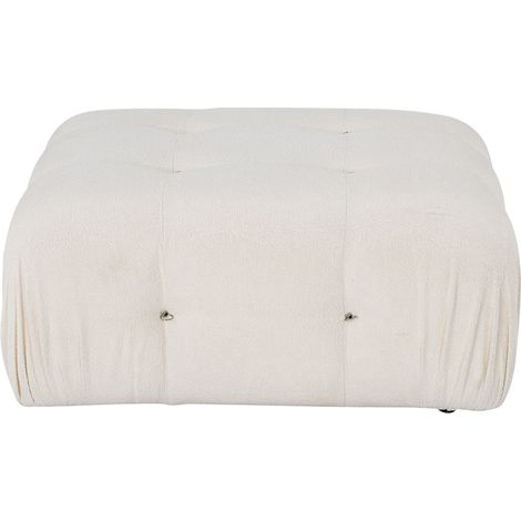 Fußstütze weiß Bouclè 95x95cm Bubble PB