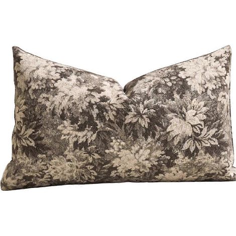 Kissenbezüge mit neutralem Blumenmuster, weiche rechteckige Kissenbezüge, graue dekorative Kissenbezüge im Landhausstil für Sofas (1/5)