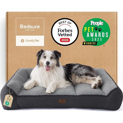 Panier Chien XL Grand 106x76cm, Gris (1/5)