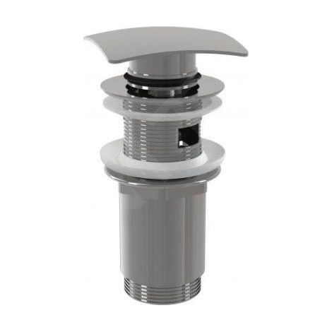 Alca - Sortie de lavabo 5/4" avec trop-plein, ClickClack, métal A393 (1/3)