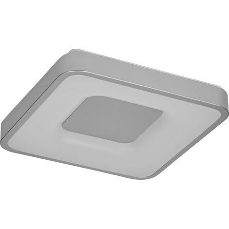 OSRAM ORBIS Piana Plafonnier LED 380mm, 24W, 3000K blanc chaud, Click-DIM, Argent, Métal, IP20