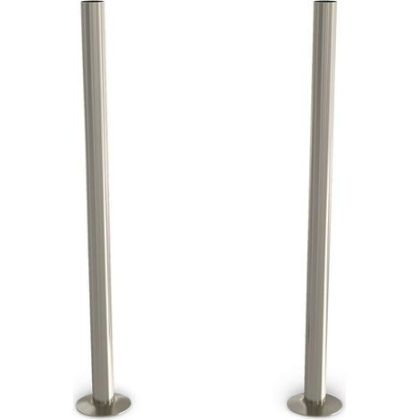 Talus - Silver Nickel Brushed Pipe Covers 300mm