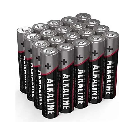 Lote de 20 pilas alcalinas de 1,5 V AAA / LR03. (1/4)
