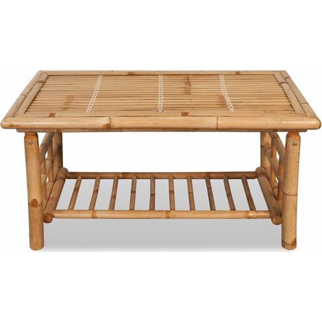 Maison Exclusive - Tavolino da Caffè in Bambù 90x50x45 cm (1/5)