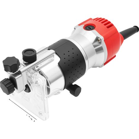 Défonceuse, moteur de 800W, haute efficacité, Argent (1/2)