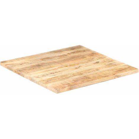 Maison Exclusive - Tischplatte Massivholz Mango 25-27 mm 80x80 cm