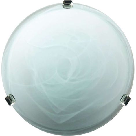PLAFONIERA DUNA ALABASTRO BIANCO D 30 CM - 5 pezzi