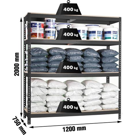 Simonrack Modulregal Ecoforte anthrazit
