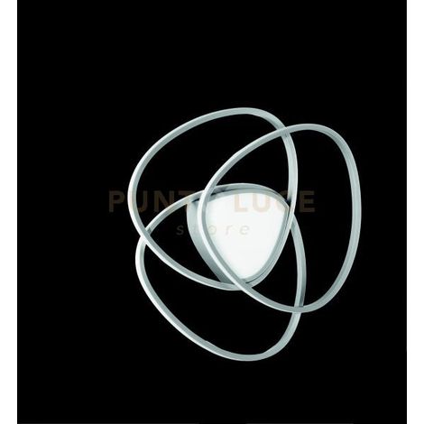 PLAFONIERA ROSE PICCOLA SILVER 3000K 5096lm 60w DIMMERABILE D.54CM