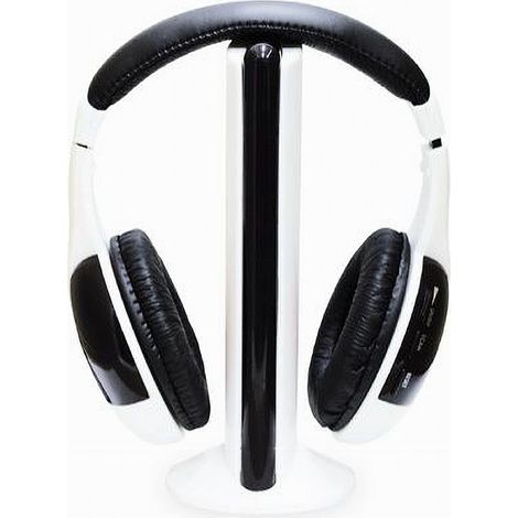 Trade Shop - WIRELESS WIFI CUFFS FÜR TV PC MP3 MIT RADIO FM MUSIC STEREO MAXTECH CU-WI001 - (1/3)