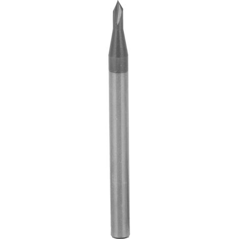 Fasenfräser, 3-schneidiger CNC-Schaftfräser aus Wolframstahl, Gravierwerkzeug 60° x D2 x 50L (1/5)