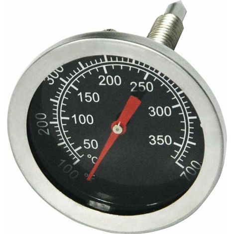 Thermomètre pour Barbecue Charbon de Bois Fumoir, 52mm Thermomètre four à pizza en Acier Inoxydable, pièces de Rechange pour BBQ -, (1/5)
