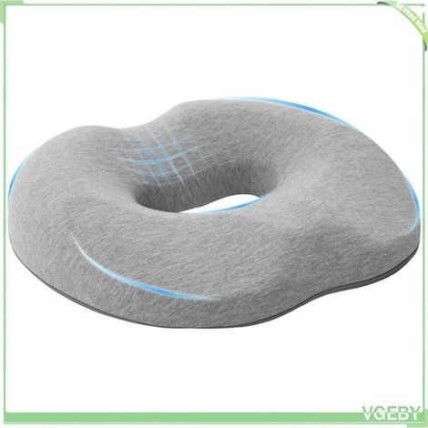 42012686 Coussin d’assise Couleur unie Gris clair 42 x 36,5 x 8 cm (1/5)