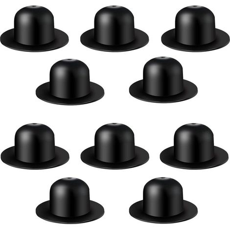 10 Pièces Plug Bouchon Piscine Filtre, Bouchons Vidange pour Piscines, Bouchon Rechange pour Pool, Plugs Trou de Pool, Filtrant Piscine Remplacer, Compatible avec Les Piscines INTEX (Noire) (1/5)