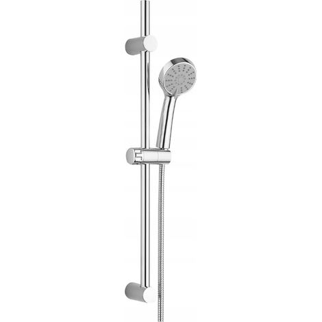 Cento Chrom-Duschset mit Stange 70 cm (1/2)