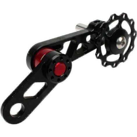 Tendeur de chaîne en aluminium pour vélo de course, VTT, monovitesse, convertisseur Wyelv Kb-Black (1/3)