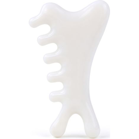 Peigne de massage multifonction blanc grand massage (1/5)