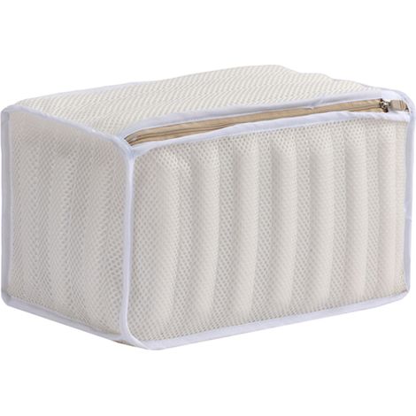Sacs de lavage pour chaussures, sac de lavage en filet pour baskets, sac à linge de nettoyage de chaussures avec fermeture éclair, tissu alvéolé, grande taille pour chaussures de sport, baskets, Yeezy (1/5)