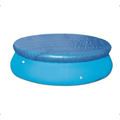 QORVA-183CM Bâche de protection pour piscine ronde - Couverture de piscine Couverture de protection anti-pluie pour piscines hors sol rondes (1/5)