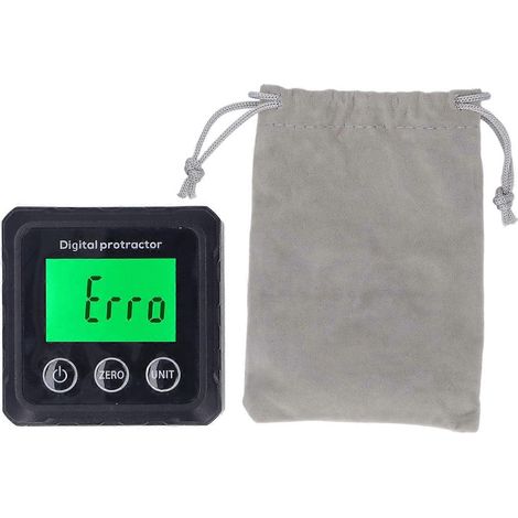 Digitaler Winkelmesser, Mini-LCD-Wasserwaage, Winkelmesser, Neigungsmesser, Messwerkzeug mit Magnet