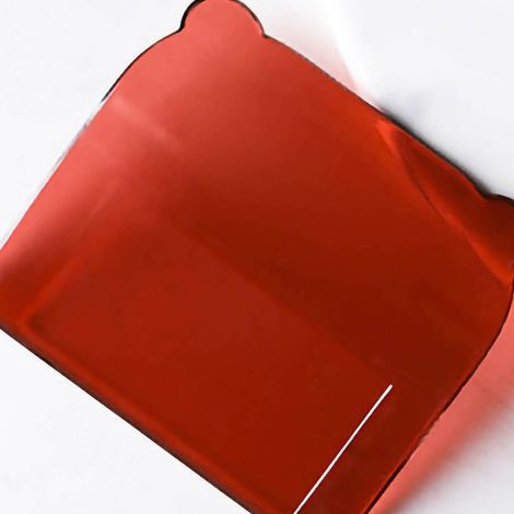 Lève-abattant de toilette rouge - Poignée ergonomique - Éviter de toucher le siège - Support de siège de toilette - Outil de levage pour couvercle de toilette (1/4)