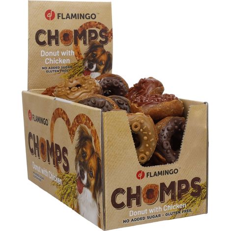 Friandises en lot pour chien Donut avec poulet (1/3)