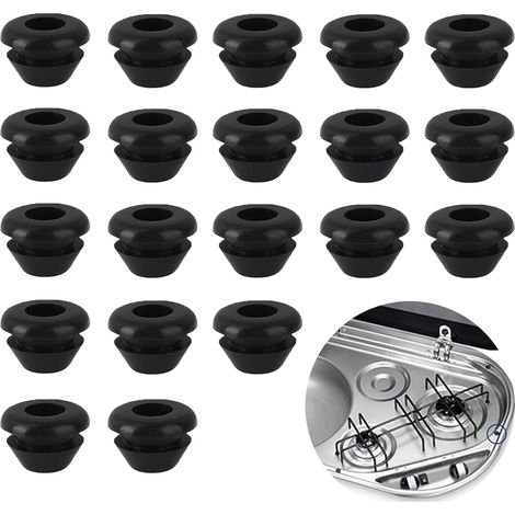 20 Rubber Passages, Rustproof Feet for Kitchen Bars Set  Kompatibel, langlebig material, einfach installieren, robust schützend, quality duo carry, practical heat, durable quality (1/5)